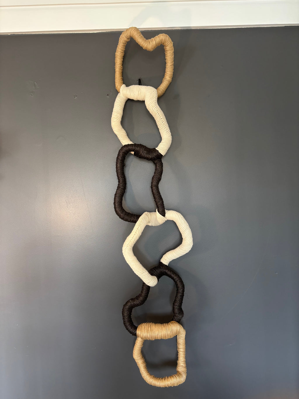 "MARÉ ENTRELAÇADA" -  escultura de parede - díptico