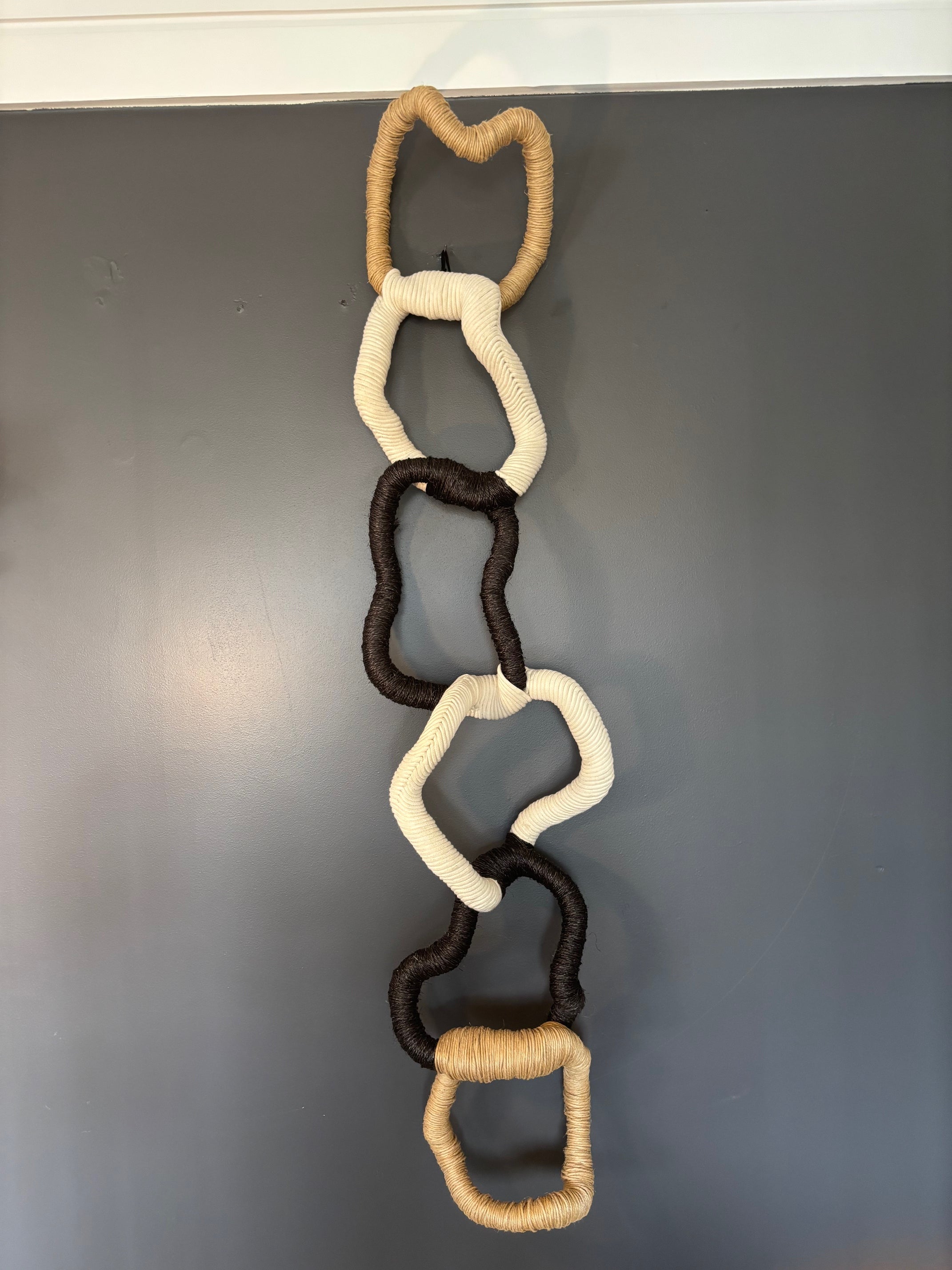 "MARÉ ENTRELAÇADA" -  escultura de parede - díptico