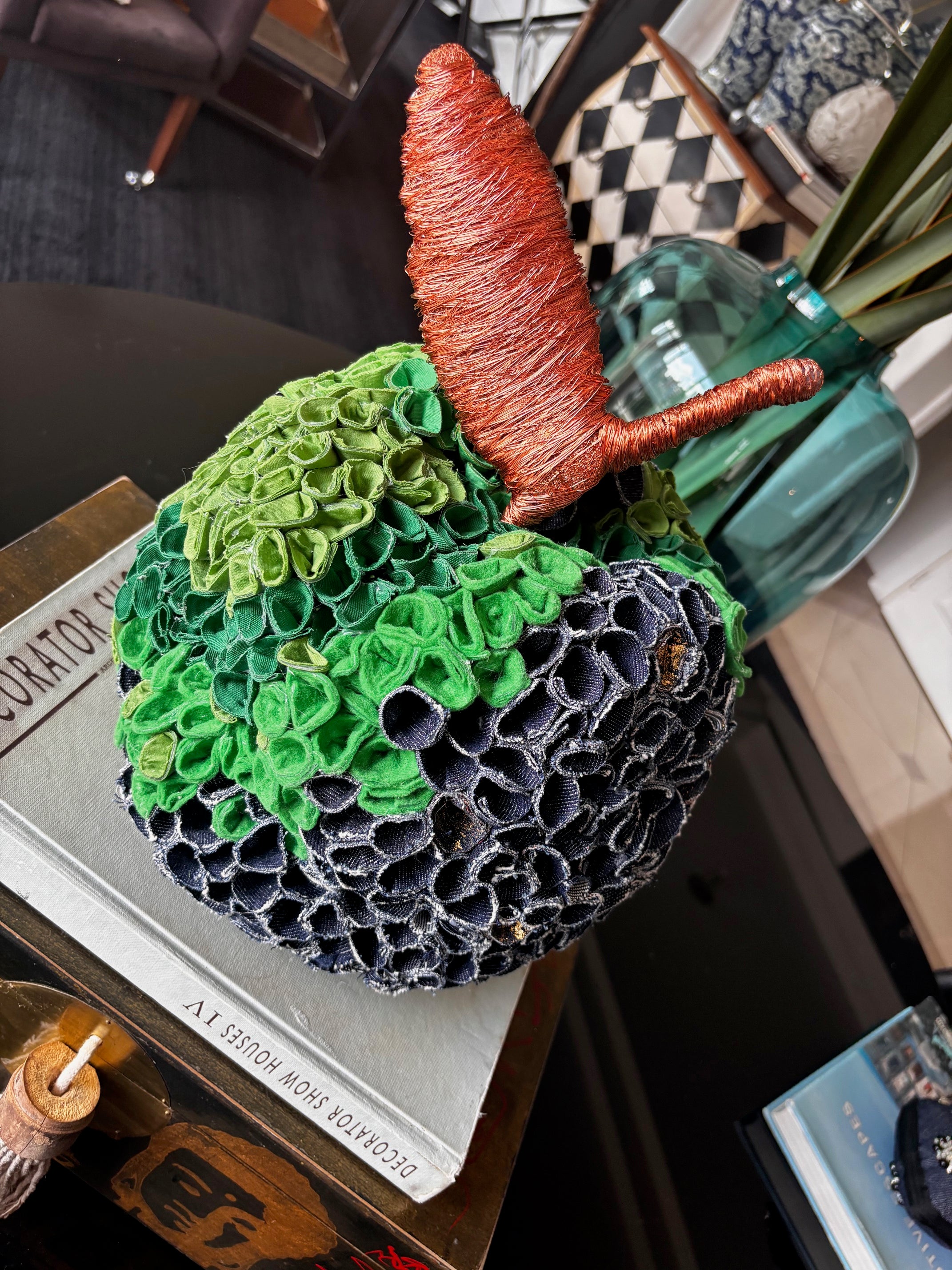 "MAÇA VERDE" - centro de mesa