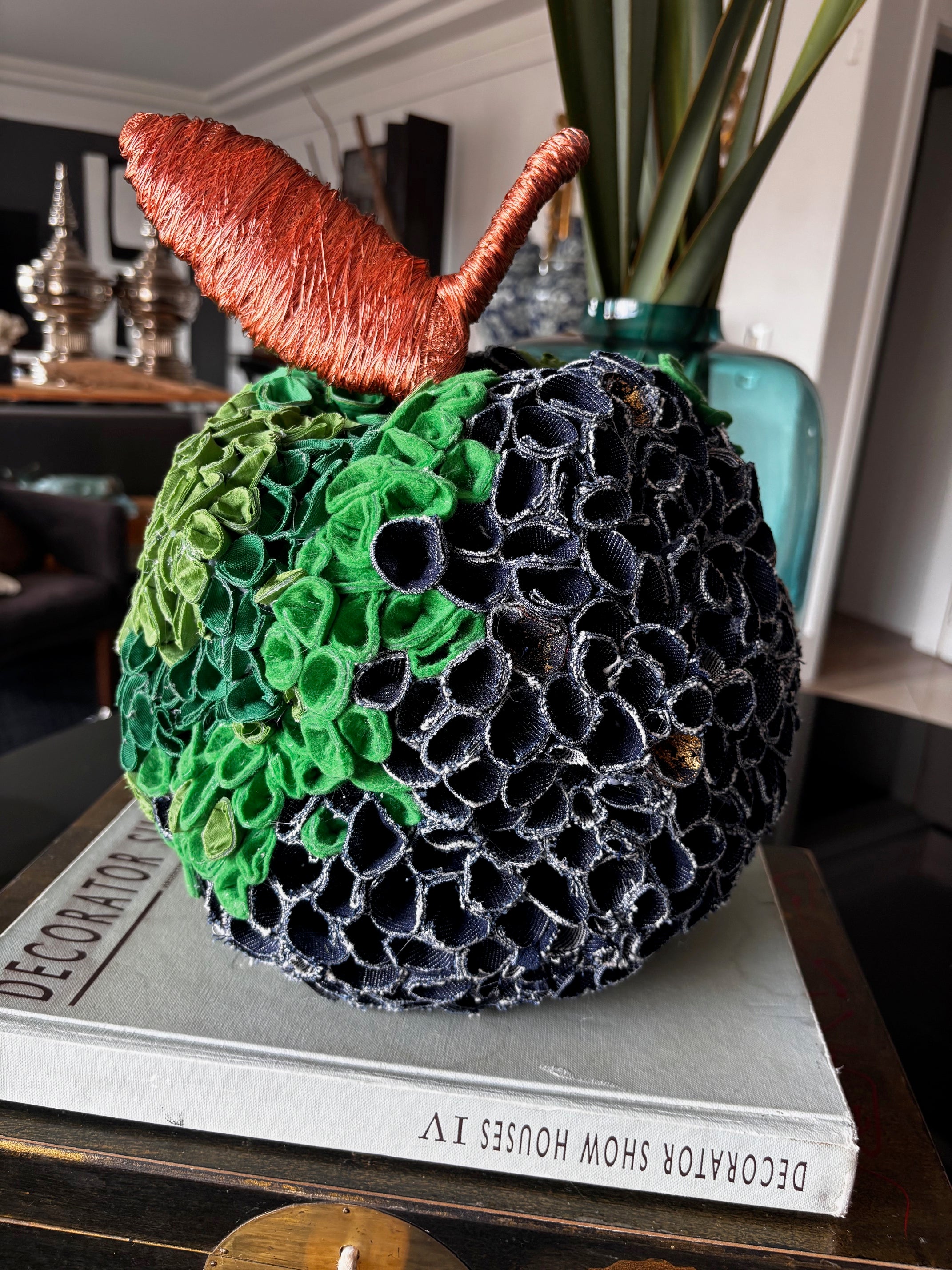 "MAÇA VERDE" - centro de mesa