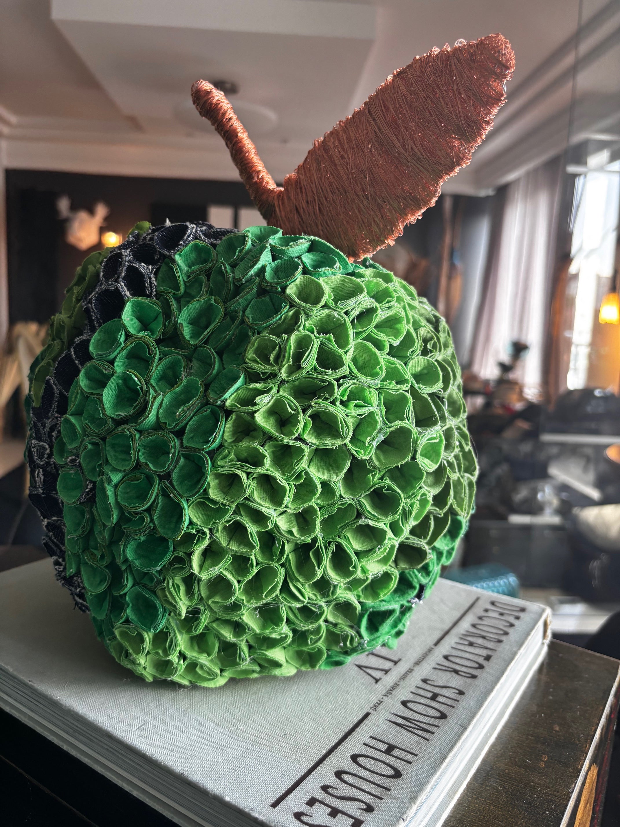 "MAÇA VERDE" - centro de mesa